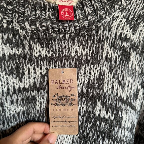 Sweater grey and white - Picture 4 of 4